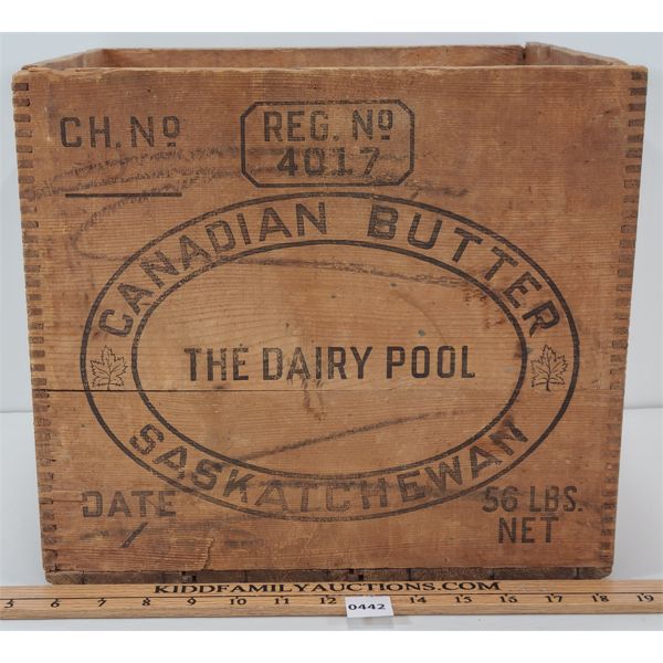 THE DAIRY POOL - CANADIAN BUTTER BOX - SASKATCHEWAN