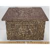 Image 1 : HAMMERED BRASS LOG BOX 