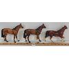 Image 4 : LOT OF 3 - GIFTCRAFT HORSES - FINE CERAMIC 