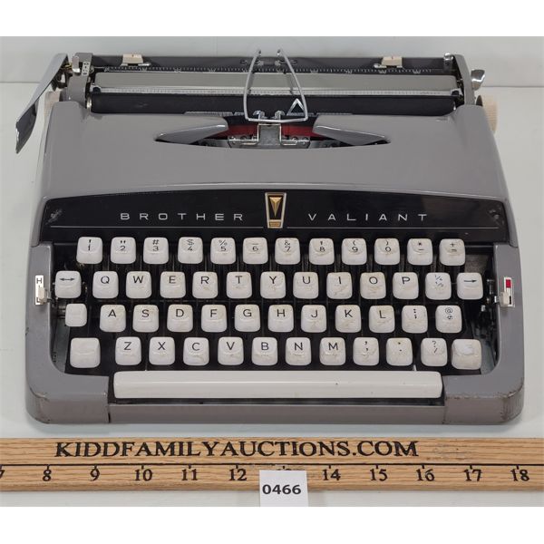 BROTHER VALIANT PORTABLE TYPEWRITER 