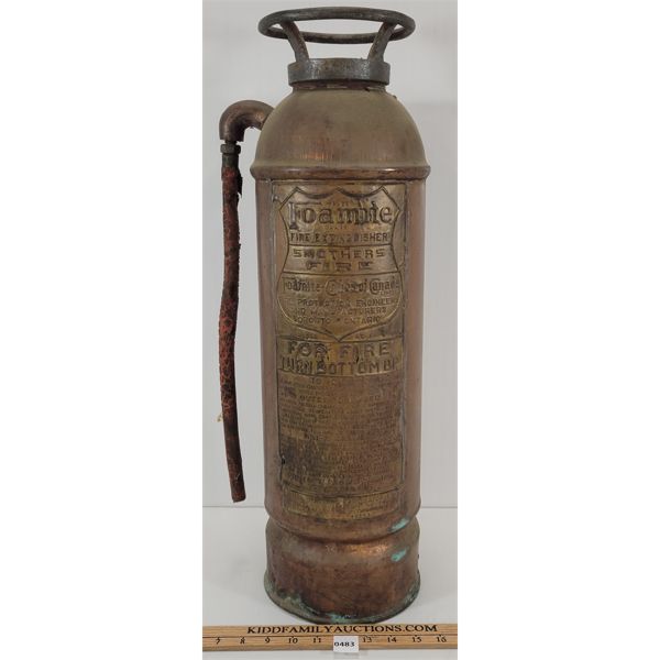 FOAMITE COPPER FIRE EXTINGUISHER