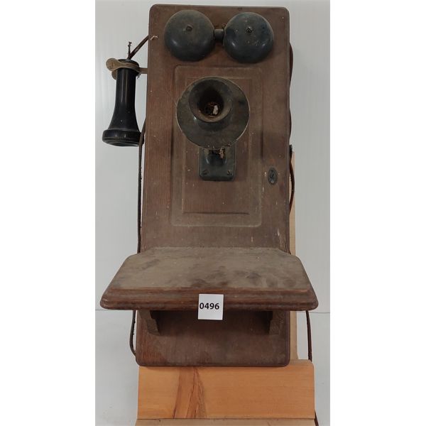 ANTIQUE WALL TELEPHONE