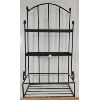 Image 1 : 3 TIERED WROUGHT IRON SHELF 