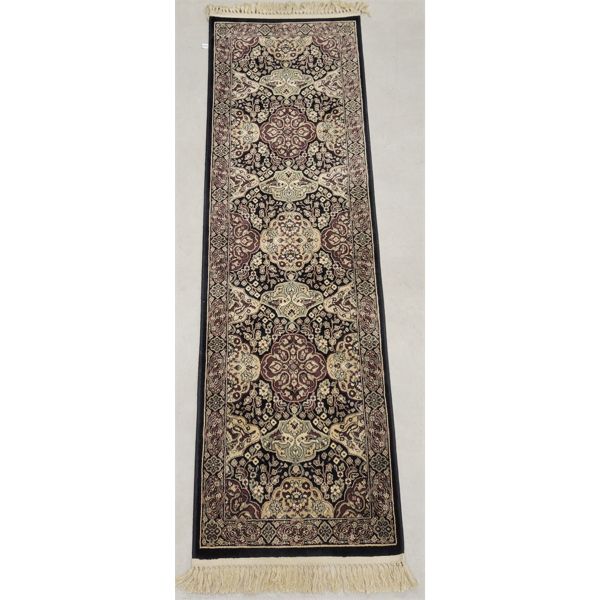 VERONA FRINGED FLOOR RUNNER - MAN MADE SILK