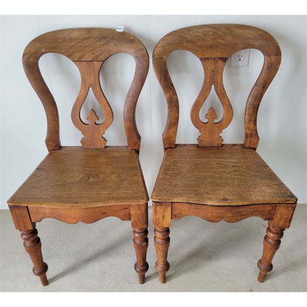 LOT OF 2 - BALLOON BACK DINING CHAIRS