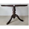 Image 1 : CHERRY (?) DROP FRONT PEDESTAL TABLE