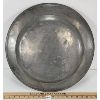 Image 4 : OLD BRITISH PEWTER PLATTER W/ MAKERS MARK 