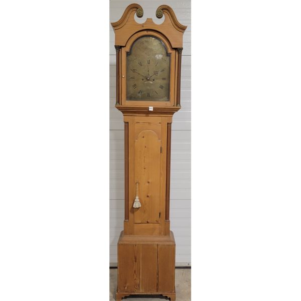 LA DUNCAN OLDMELDRUM GRANDFATHER CLOCK W/ KEY - SEE ALL PICS