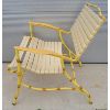 Image 2 : LOT OF 4 -FAUX BAMBOO & PLASTIC PATIO CHAIRS & TABLES