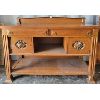 OAK MISSION SYLE SIDEBOARD W/ KEY - CIRCA EARLY 1900's