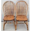 Image 1 : LOT OF 2 - OAK WINDSOR STYLE DINING CHAIRS