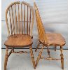 Image 2 : LOT OF 2 - OAK WINDSOR STYLE DINING CHAIRS