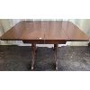 Image 5 : MAHOGANY DUNCAN PHYFE CLAW FOOT DROP LEAF TABLE