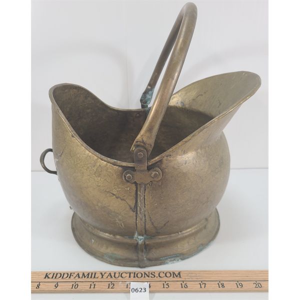 BRASS COAL SCUTTLE 