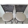 Image 2 : LOT OF 2 - UBERHAUS METAL BAR STOOLS