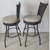 Image 3 : LOT OF 2 - UBERHAUS METAL BAR STOOLS