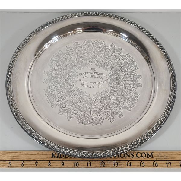 1963 MOSPORT SILVER SERVING TRAY