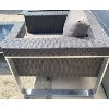 Image 3 : RESIN WICKER LOOK OUTDOOR PATIO CHAIRS & GLASS TABLE