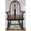 Image 1 : MAHOGANY CHILDRENS ROCKING CHAIR