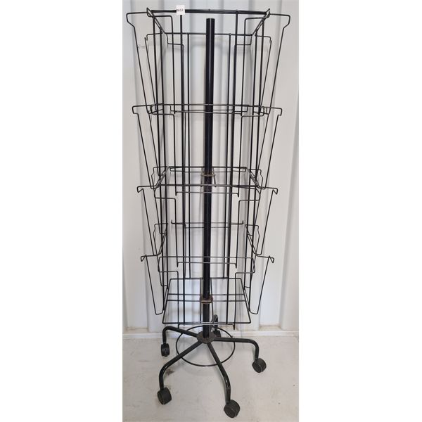 WIRE MAGAZINE RACK