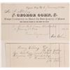 Image 1 : George Gohn Signed Billheads, 2 [162239]