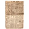 Image 1 : The Public Advertiser (Newspaper) w/ Revolutionary War News [164330]