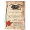 Image 1 : Agricultural Hand Plow Patent, 1892 [164877]