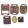 Image 1 : Railroad Baggage Tags [161223]