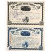 Image 1 : Moulton Mining Co. Stock Pair Signed by WA Clark, "Copper King" and US Senator [165267]