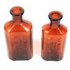 Image 3 : Amber Leadville Davis Drug Bottles (2),  [162725]