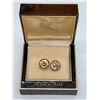 Image 3 : BOXED SET 14K GOLD BLACK ONYX EARRINGS