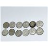 Image 1 : A DOZEN OF CANADIAN SILVER DIMES