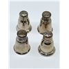 Image 1 : FOUR 4 SOLID STERLING SILVER CONDIMENT SHAKERS 80G