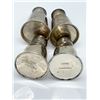 Image 2 : FOUR 4 SOLID STERLING SILVER CONDIMENT SHAKERS 80G