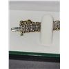 Image 2 : GORGEOUS 10K GOLD ESTATE DIAMOND BRACELET