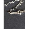 Image 10 : TIFFANY & CO 750, 18K WHITE GOLD LINK DIAMOND NECKLACE