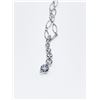 Image 2 : TIFFANY & CO 750, 18K WHITE GOLD LINK DIAMOND NECKLACE