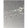 Image 8 : TIFFANY & CO 750, 18K WHITE GOLD LINK DIAMOND NECKLACE