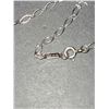 Image 9 : TIFFANY & CO 750, 18K WHITE GOLD LINK DIAMOND NECKLACE