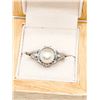 Image 1 : PLATINUM RING WITH AKOYA PEARL