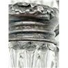 Image 2 : ANTIQUE CRYSTAL AND STERLING CONDIMENT SET