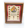 Image 2 : CANADIAN VINTAGE FRAMED PENNY COLLECTION