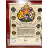 Image 1 : CANADIAN VINTAGE FRAMED NICKEL COLLECTION
