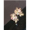 Image 8 : THREE PAIRS OF VINTAGE CRYSTAL CLIP ON EARRINGS