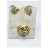 Image 1 : VINTAGE CLIP ON EARRINGS AND BROOCH SET