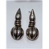 Image 2 : THREE PAIRS OF DESIGNER STERLING EARRINGS