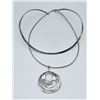 Image 1 : STERLING SILVER NECKLACE/PENDANT AND STERLING SILVER CHOKER