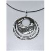 Image 2 : STERLING SILVER NECKLACE/PENDANT AND STERLING SILVER CHOKER