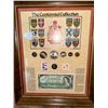 Image 1 : VINTAGE 1967 THE CENTENNIAL COLELCTION FRAMED SILVER SET