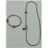 Image 1 : STERLING SILVER PANDORA BRACELET AND NECKLACE